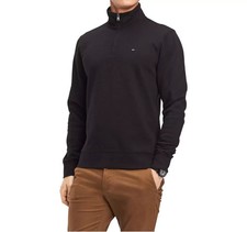 Zipped High Neck Tommy Hilfiger Mens Cotton Sweater Jumper