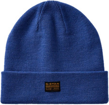 G-STAR RAW | Mens Unisex Radar Blue Effo Long Winter Beanie Hat | One Size