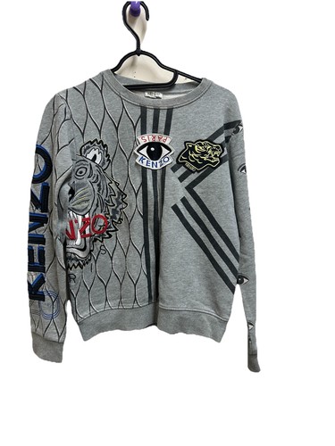Kenzo grey sweat shirt - kenzo,