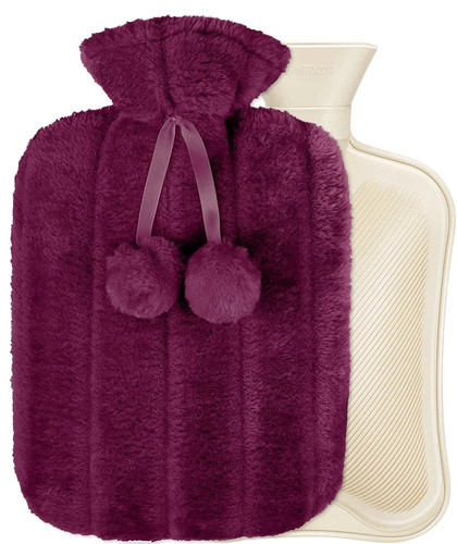 Hot water bottle with - water,