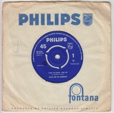 Jackie Lee & Raindrops: Come on Dream, Come On / Here I Go Again PHILIPS BF1328