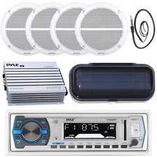 Pyle PLMRB29W Marine MP3 USB