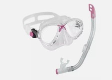 Cressi Marea VIP Junior Mask & Snorkel Set - Pink Childs Snorkelling Set