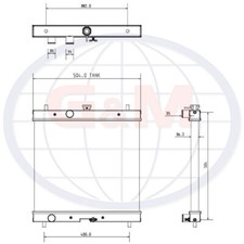 Radiator for JENSEN Wood