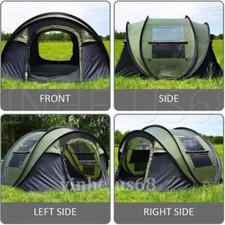 4-6 Man Automatic Pop Up Tent Waterproof Outdoor Large Camping Hiking Tent