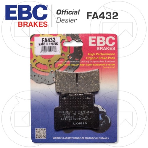 Brake pads front - pads, ebc