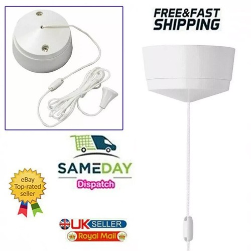 Amp pull cord bathroom lamp - cord,