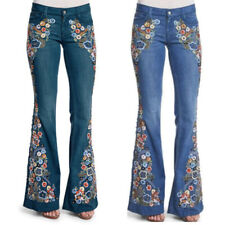 👖 Ladies Floral Flared