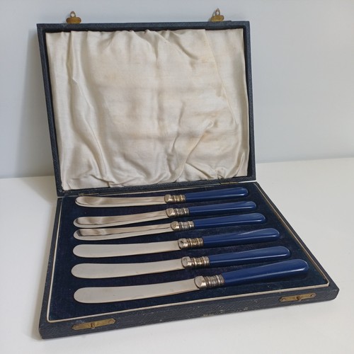 Vintage epns butter knives - x,