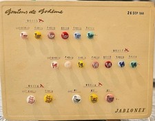 Vintage 1968 Jablonex Czech