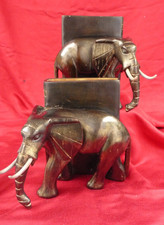 Unique hand carved African statues/bookends