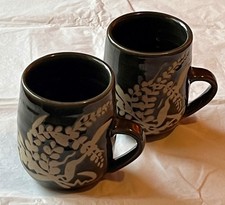 2 Art Pottery Hand Thrown