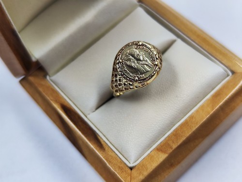 Antique 9ct gold - gold, coin
