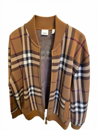 Burberry maltby check knit - burberry,