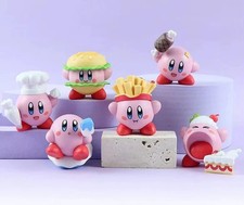 6Pcs Kirby Cake Toppers - Cute