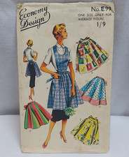 Vintage 1950's Apron uncut