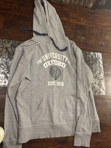 Grey oxford university hoodie - oxford,