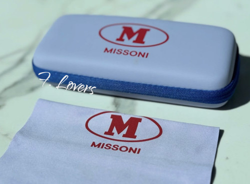 Missoni light blue glasses - missoni,