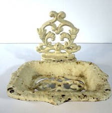 Vintage Ornate Cast Iron Soap