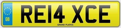 Relax relaxed number plate - relax,