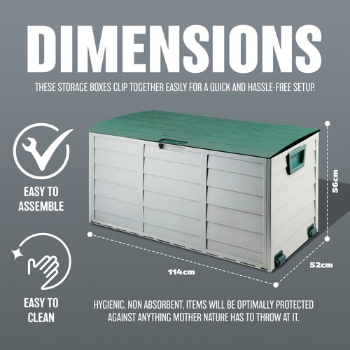 Outdoor garden plastic storage - garden,