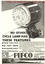 1930s Advert PIFCO Bicycle