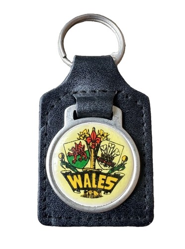 Wales vintage leather - leather, fob