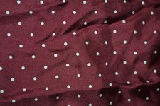 T.M Lewin burgundy silk ascot