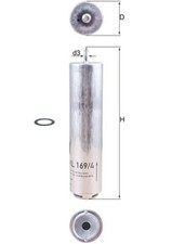 KL 169/4D FUEL FILTER KNECHT