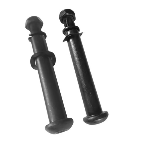 Carriage bolt with - carriage, nut