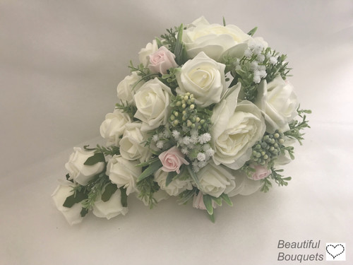 Wedding flowers ivory rose - ivory,