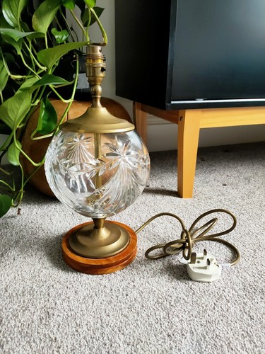 Vintage lead crystal table - crystal,