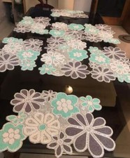 13 Pieces Floral Beaded Dining