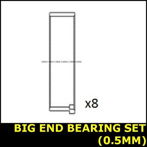 Big end con bearing - con, set