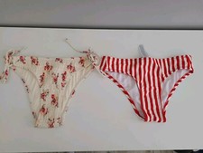 Jack Wills Bikini Bottoms X2 Size 6 New With Tags Jack Wills & Topshop 