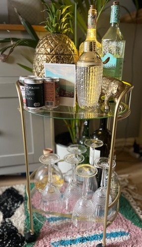 Gold vintage style - , drinks