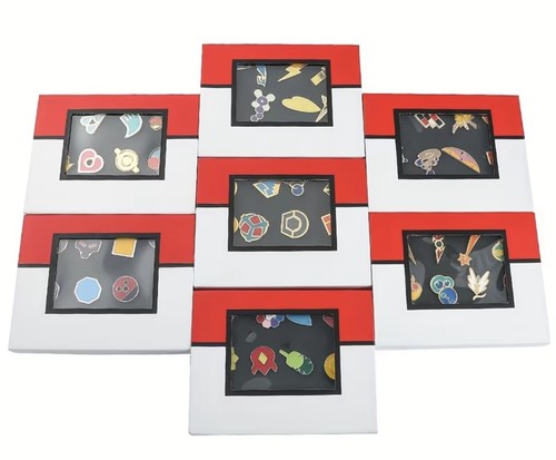 Pokemon gym badges - badges, collection