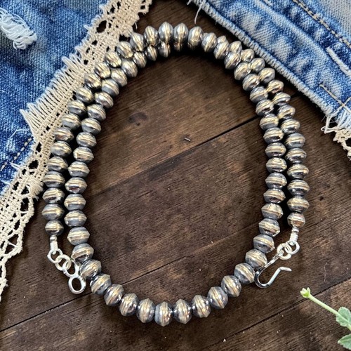 Navajo pearls desert 6mm - pearls,