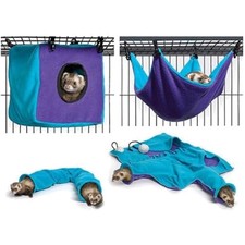 Small Animal Accessory Kit Polyester Washable for Ferret Critter Habitat