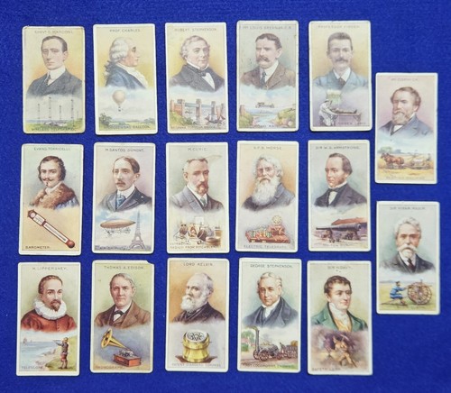 Cigarette cards inventors and - cigarette, cards,