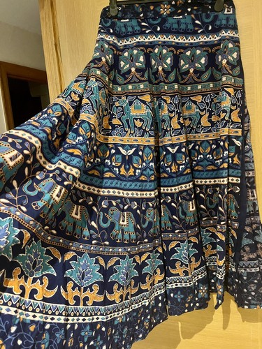 Long cotton skirt maxi - cotton,