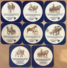 8 x John Courage Shire Horse