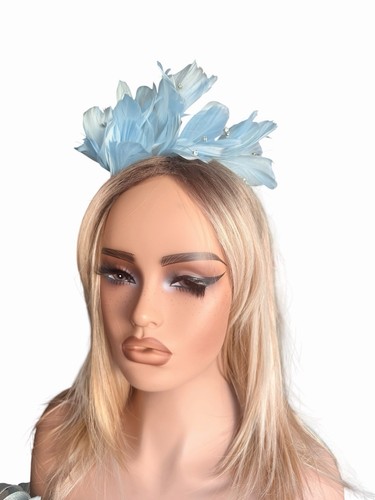 Feather headband fascinator - feather,