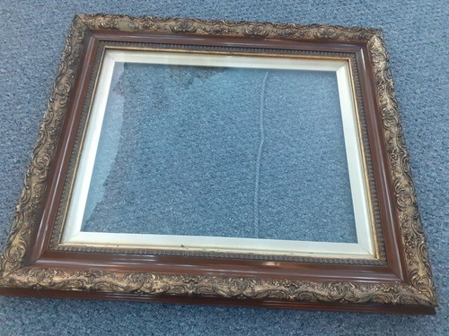 Antique victorian gesso - gesso, gold