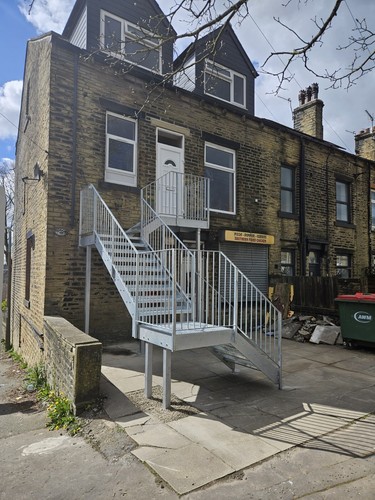 Steel staircase external - steel,