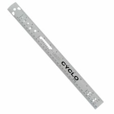 Cyclo Bicycle Stainless Steel Spoke Ruler Silver