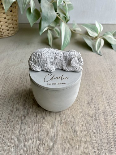 Personalised shih tzu - shih, urn