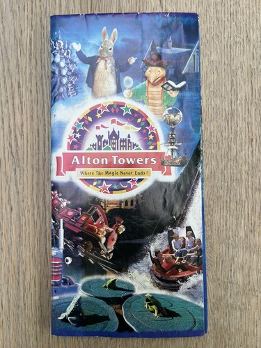 Alton towers map 1996 - towers,