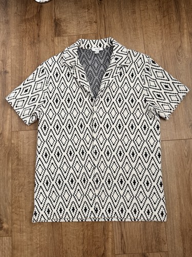 Reiss white black jacquard - reiss,