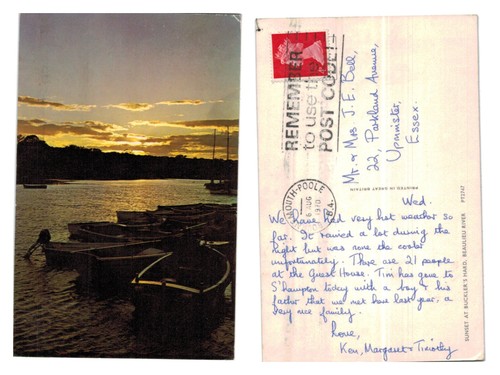 Postcard sunset buckler - -, buckler's